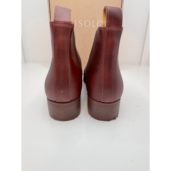 Nisolo Everyday Chelsea Boot Auburn Leather Women’s Size 9 NIB - Picture 7 of 12